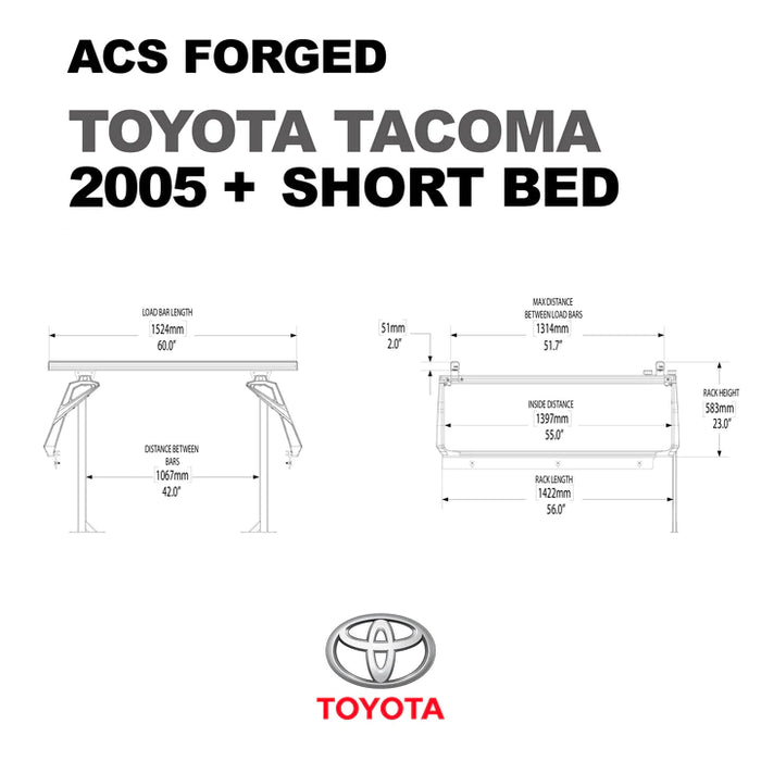 Leitner Forged Active Cargo System For Tacoma (2005-2023)
