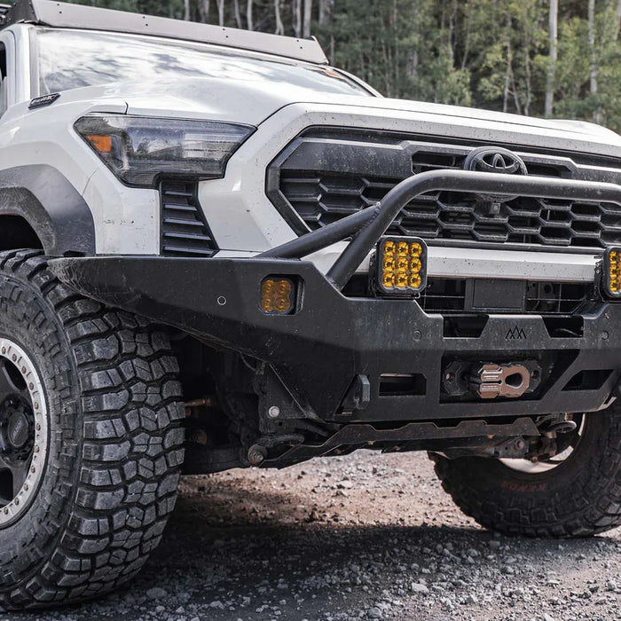 Backwoods Hi-Lite Overland Front Bumper for 2024+ Tacoma: Lightweight Protection for Serious Adventure