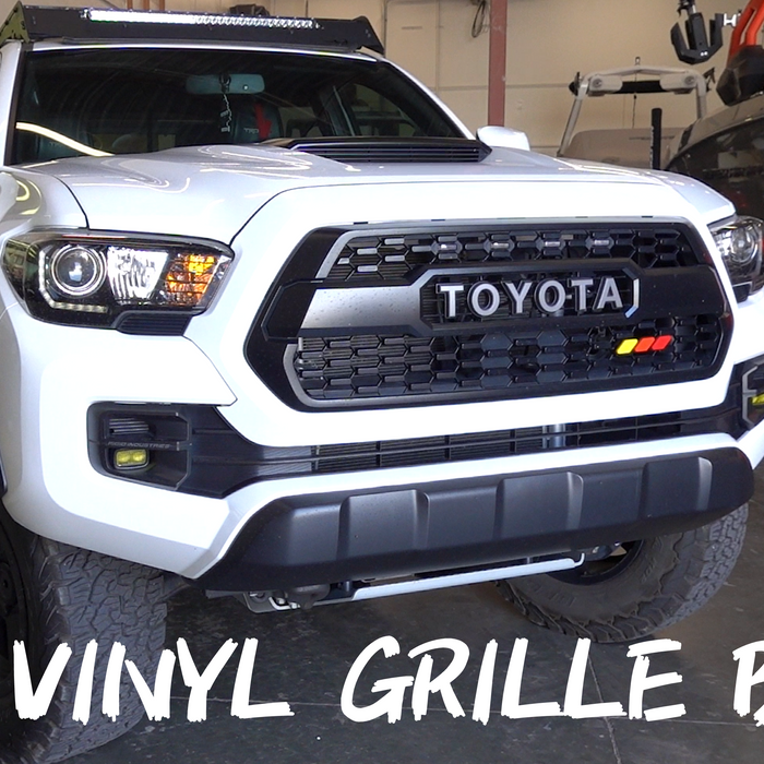 Add Some Flare to your Tacoma with the Taco Vinyl Grille Badge