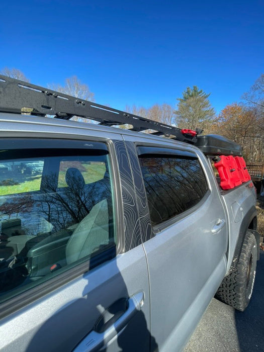 StickerFab Topo B Pillar Overlays for Tacoma (2016-2023)