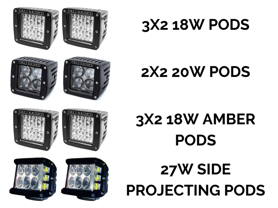 Cali Raised Low Profile Ditch Light Kit For Tacoma (2016-2023)