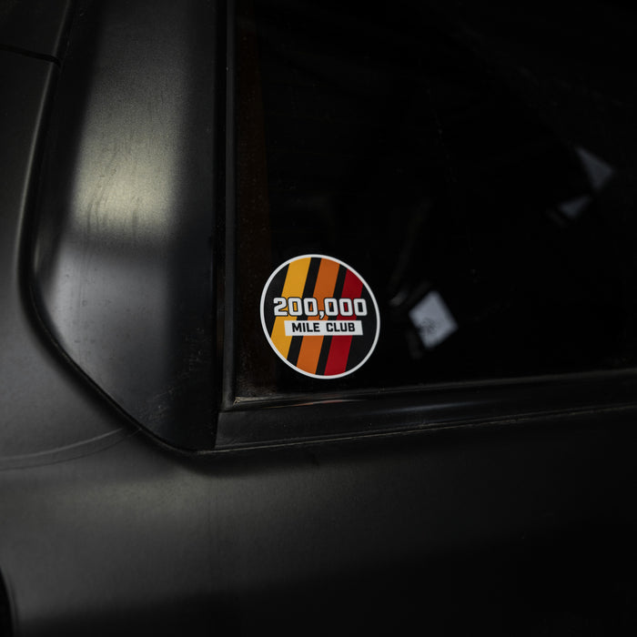 Tacoma Lifestyle Mileage Decals