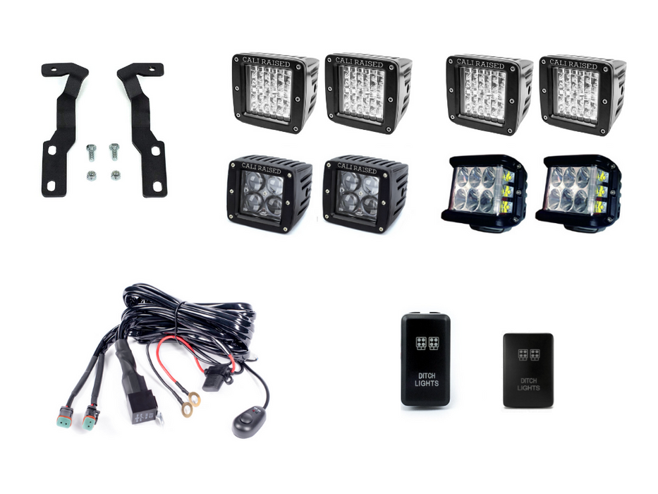 Cali Raised Low Profile Ditch Light Kit For Tacoma (2016-2023)