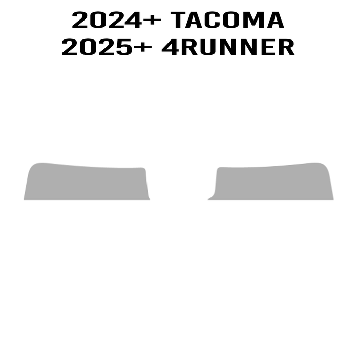 StickerFab Easy Windshield Eyebrow Tint for Tacoma (2024-Current)