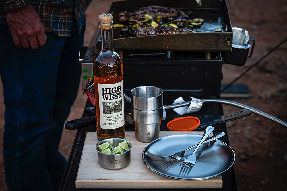 Freespirit Recreation Whiskey Cup Set 4-Piece Camp Set