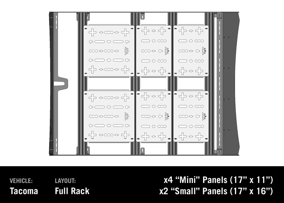 Backwoods DRIFTR Roof Rack For Tacoma (2005-2023)