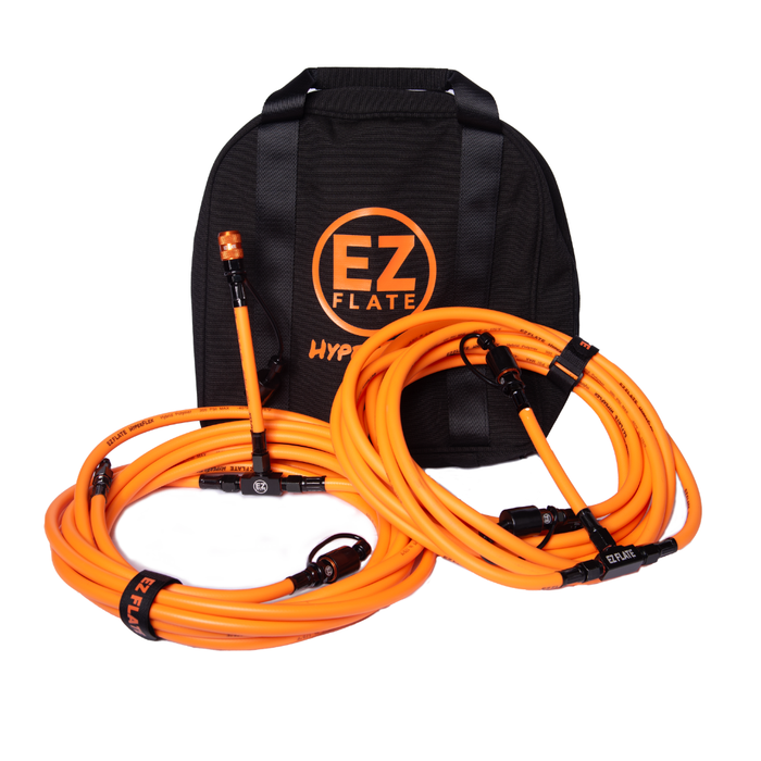 EZ FLATE Hyperflex 4-Way Hose Kit with Standard Manifold