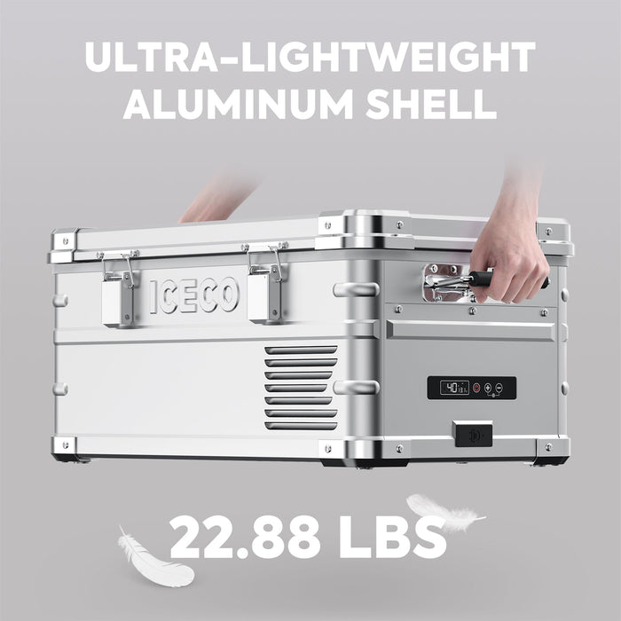 ICECO APL20 Light Duty Aluminum Silver Freezer Single Zone 20 LT