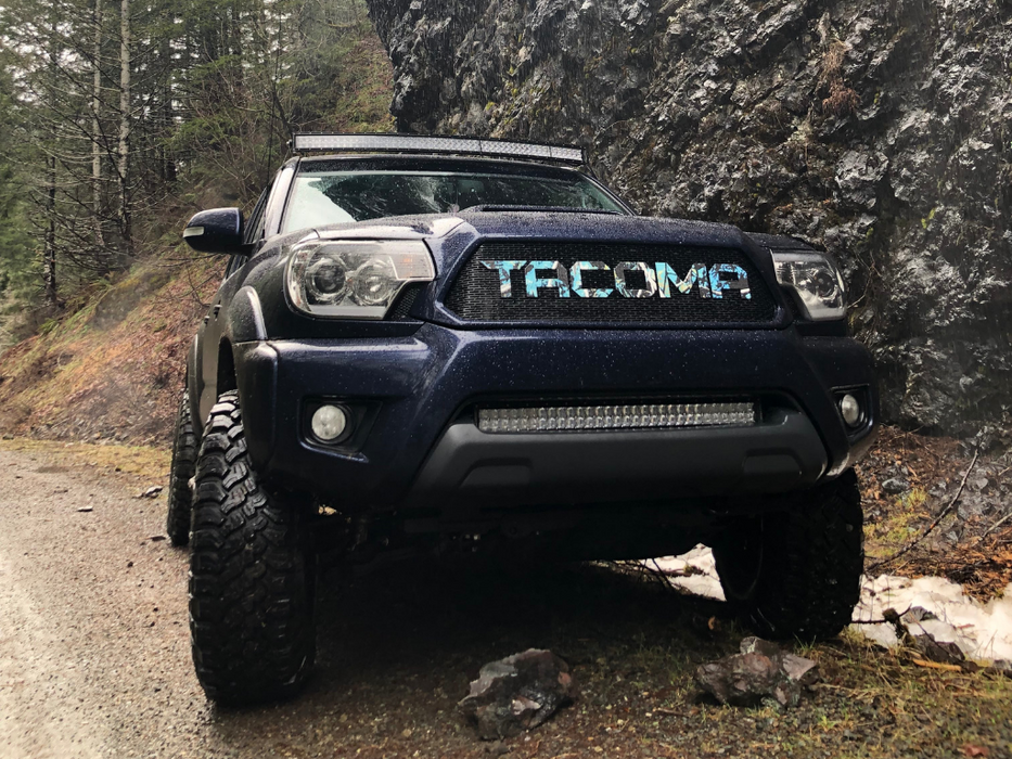 Cali Raised 32" Lower Bumper Flush LED Light Bar Brackets Kit For Tacoma (2005-2023)