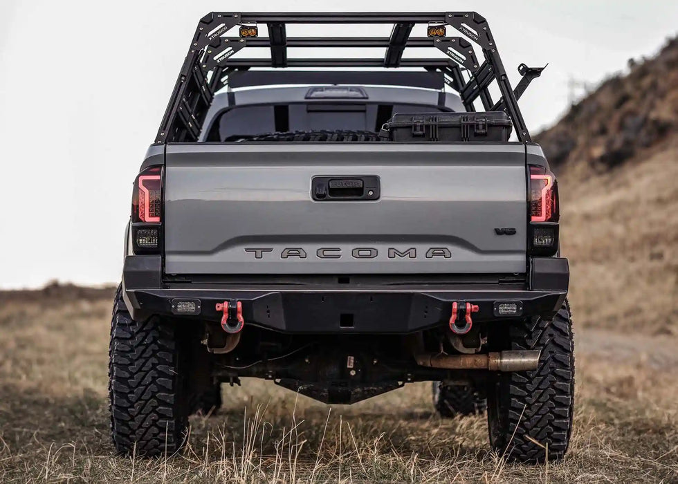 Backwoods Hi-Lite High Overland Rear Bumper For Tacoma (2016-2023)