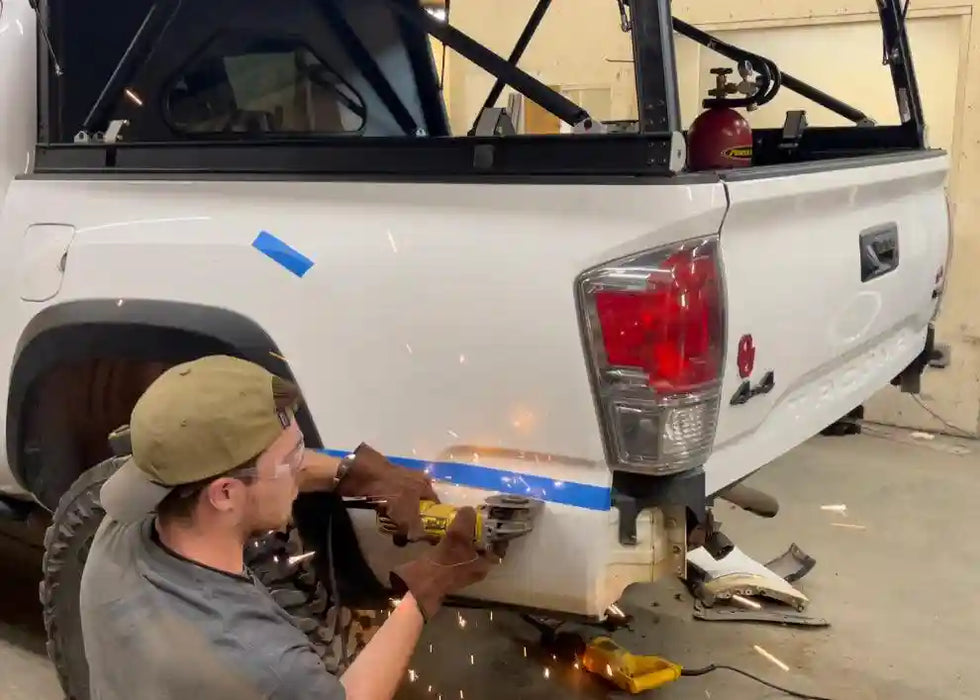 Backwoods Hi-Lite High Overland Rear Bumper For Tacoma (2016-2023)