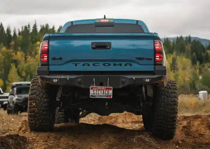 Backwoods Hi-Lite High Overland Rear Bumper For Tacoma (2016-2023)