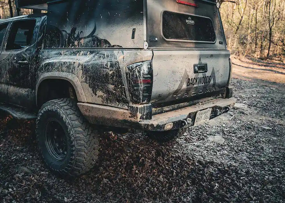 Backwoods Hi-Lite High Overland Rear Bumper For Tacoma (2016-2023)