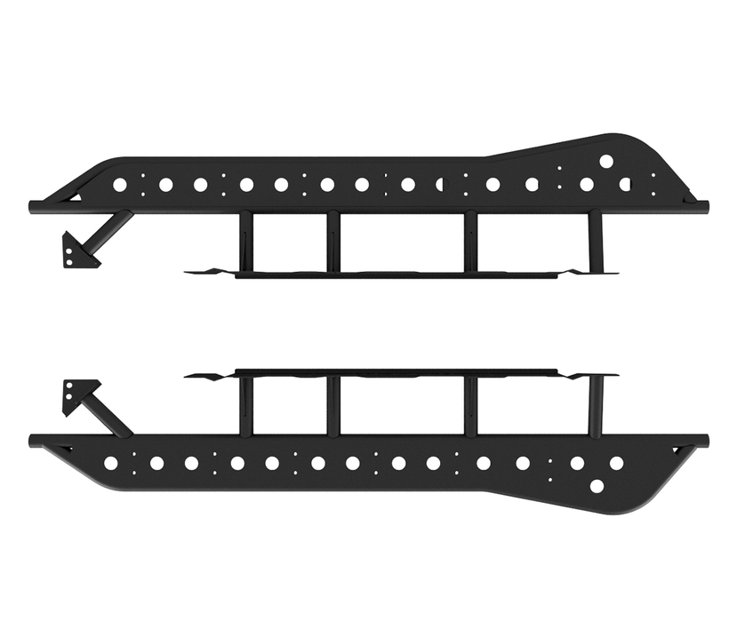 Cali Raised Step Edition Rock Sliders For Tacoma (2024-Current)
