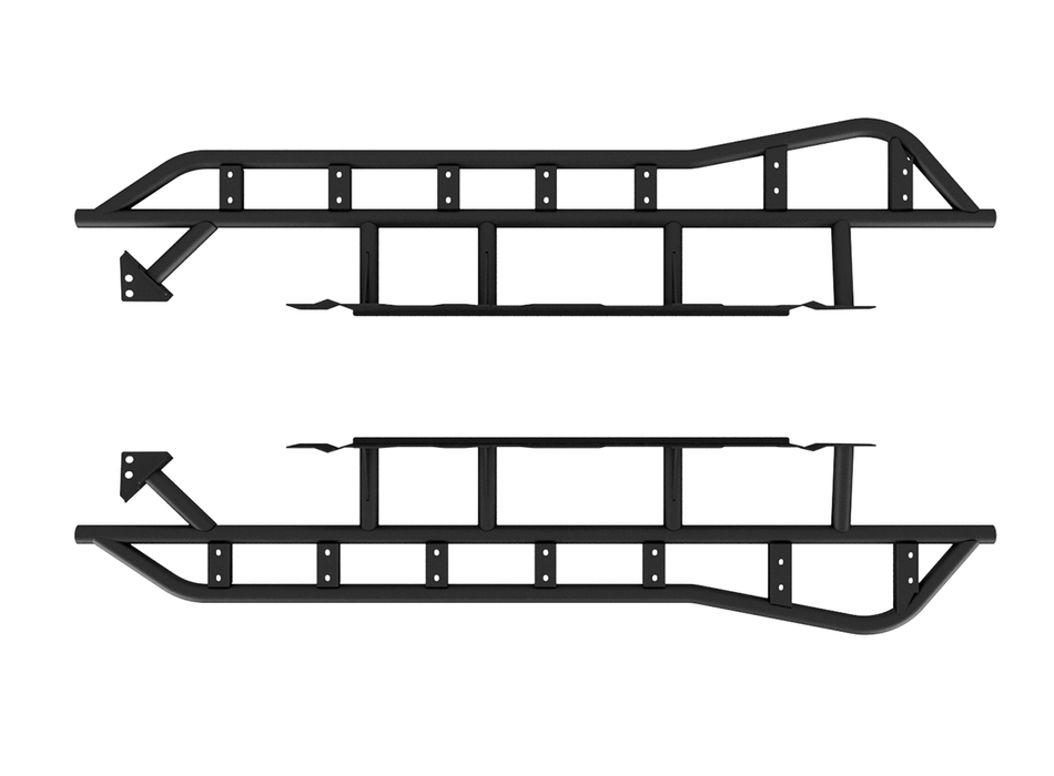 Cali Raised Step Edition Rock Sliders For Tacoma (2024-Current)