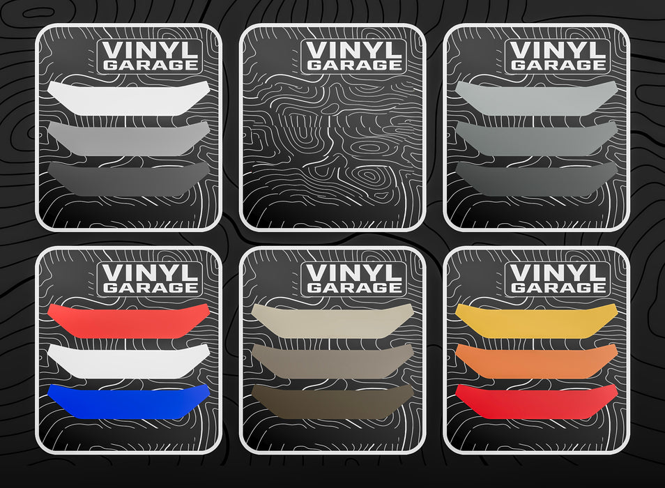 Vinyl Garage Grille Accent Strips For Tacoma (2024-Current)
