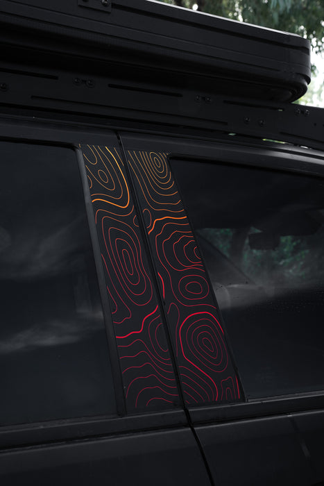 Vinyl Garage Topo B Pillar Decals For Tacoma (2024-Current)