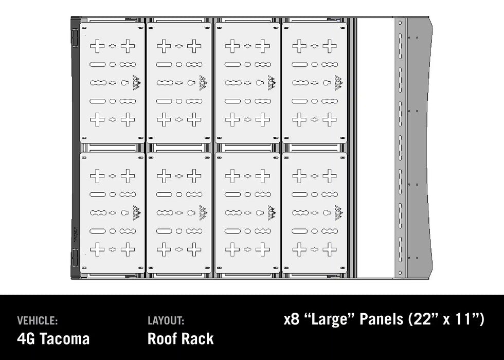 Backwoods DRIFTR Roof Rack For Tacoma (2024-Current)