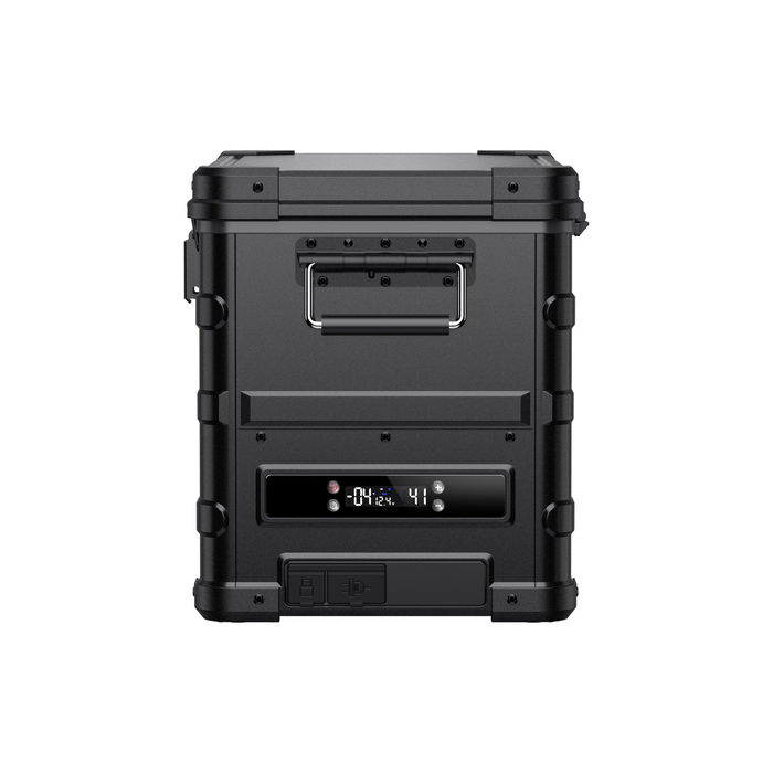 APL35 Dual Zone Aluminum Black Fridge 35 LT