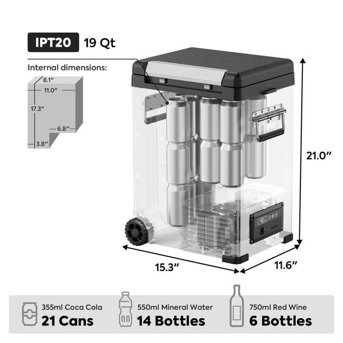 ICECO IPT20 Pickup Truck 12 Volt Freezer 18.3 LT