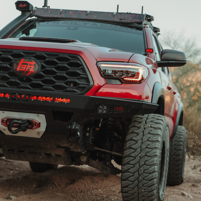 DRT Fabrication Plated Front Bumper for Tacoma (2016-2023)