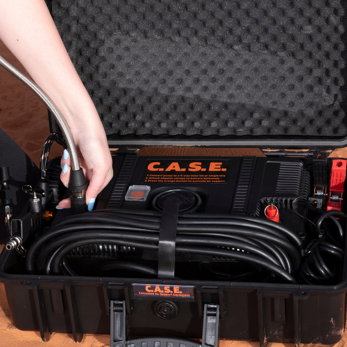 EZ FLATE C.A.S.E. 10.6 CFM Portable Dual Air Compressor