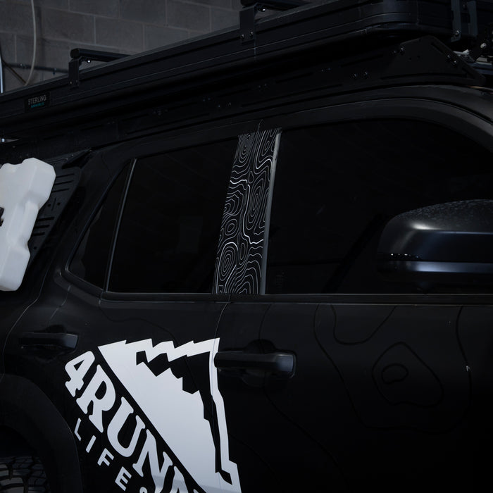 Vinyl Garage Topo B Pillar Decals For Tacoma (2024-Current)