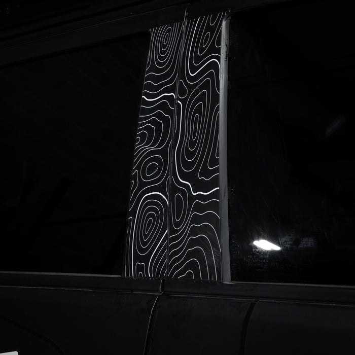 Vinyl Garage Topo B Pillar Decals For Tacoma (2024-Current)