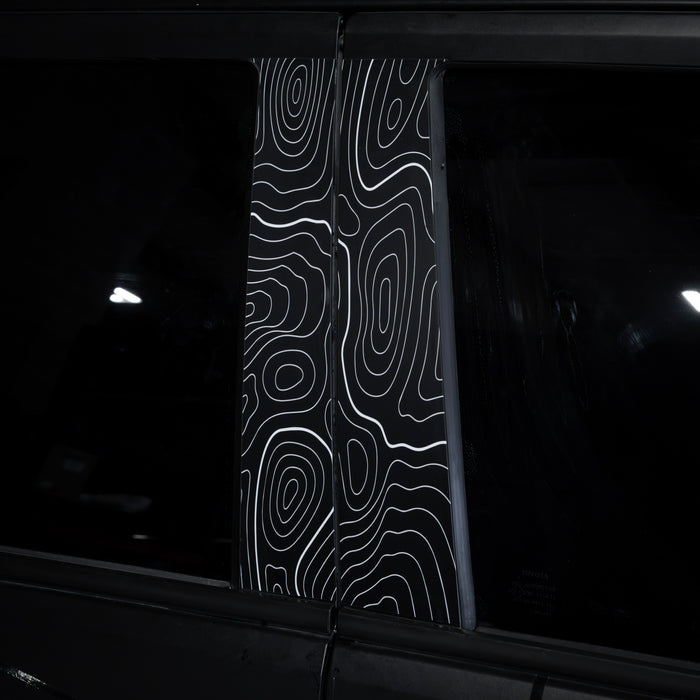 Vinyl Garage Topo B Pillar Decals For Tacoma (2024-Current)