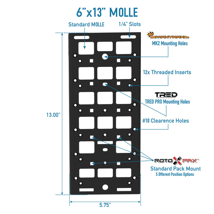 STAPLL 6x13" Fender Rack