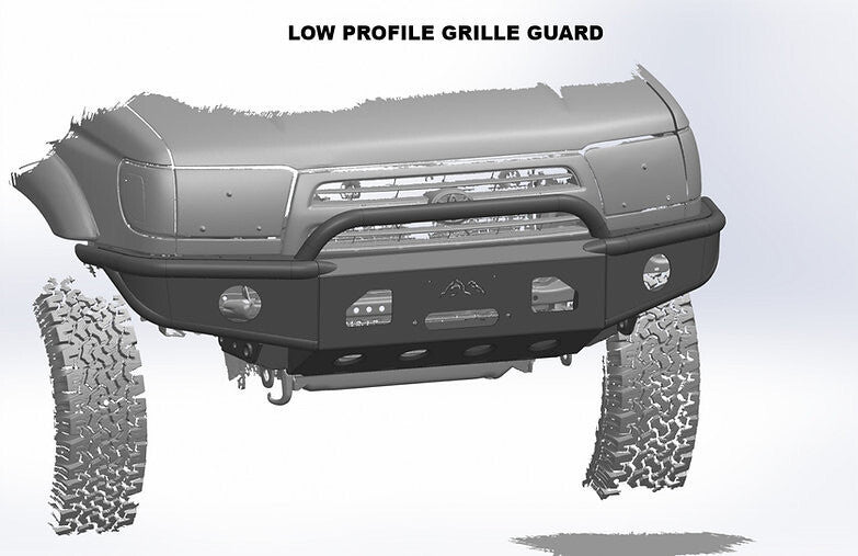 SRQ Fab Closed Wing Hybrid Front Bumper For Tacoma (1996-2004)