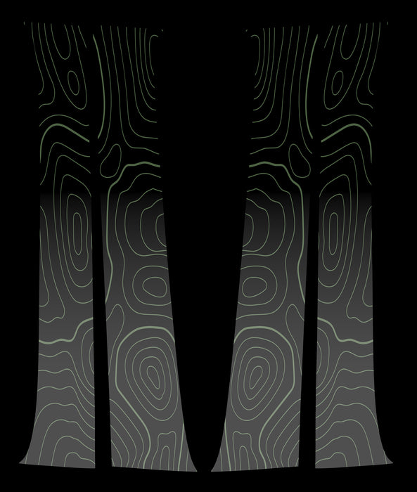 Vinyl Garage Topo B Pillar Decals For Tacoma (2016-2023)