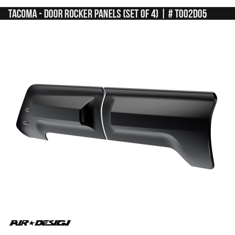 Door Rocker Panel Air Design Door Rocker Panel Set For Double Cab Tacoma (2016-2023 ...