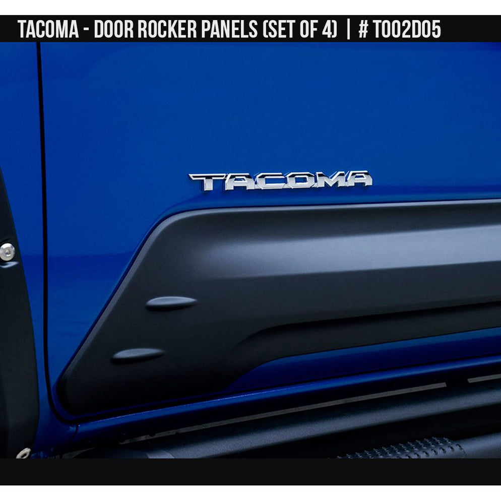 Door Rocker Panel Air Design Door Rocker Panel Set For Double Cab Tacoma (2016-2023 ...