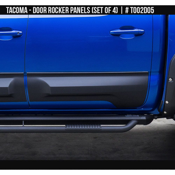 Air Design Door Rocker Panel Set For Double Cab Tacoma (2016-2020)