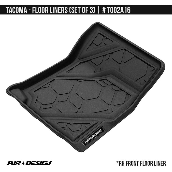 Air Design Floor Liner Set For Tacoma (2016-2023)