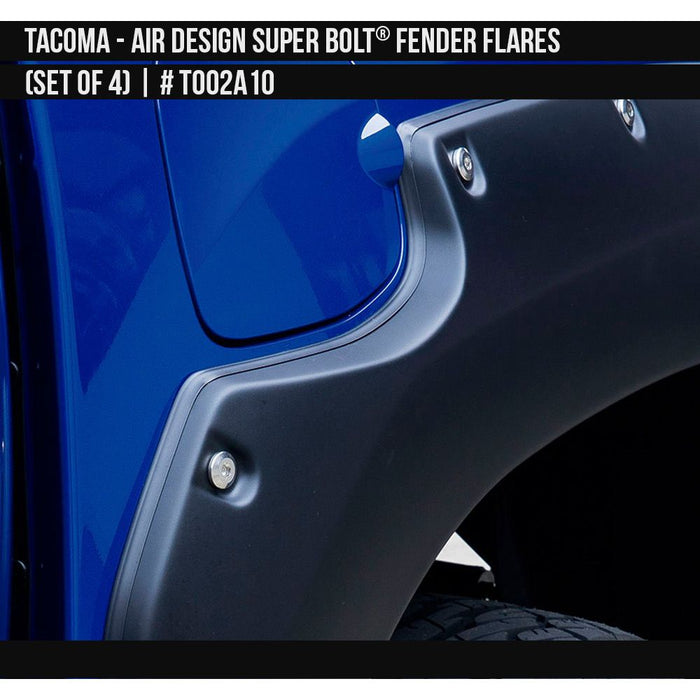Air Design Super Bolt Fender Flare Set For Tacoma (2016-2023)