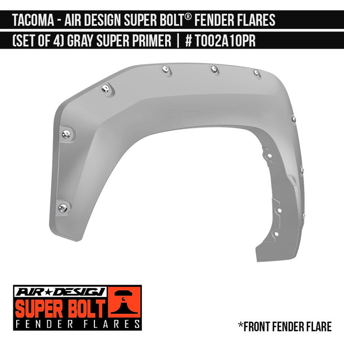 Air Design Super Bolt Fender Flare Set For Tacoma (2016-2023)