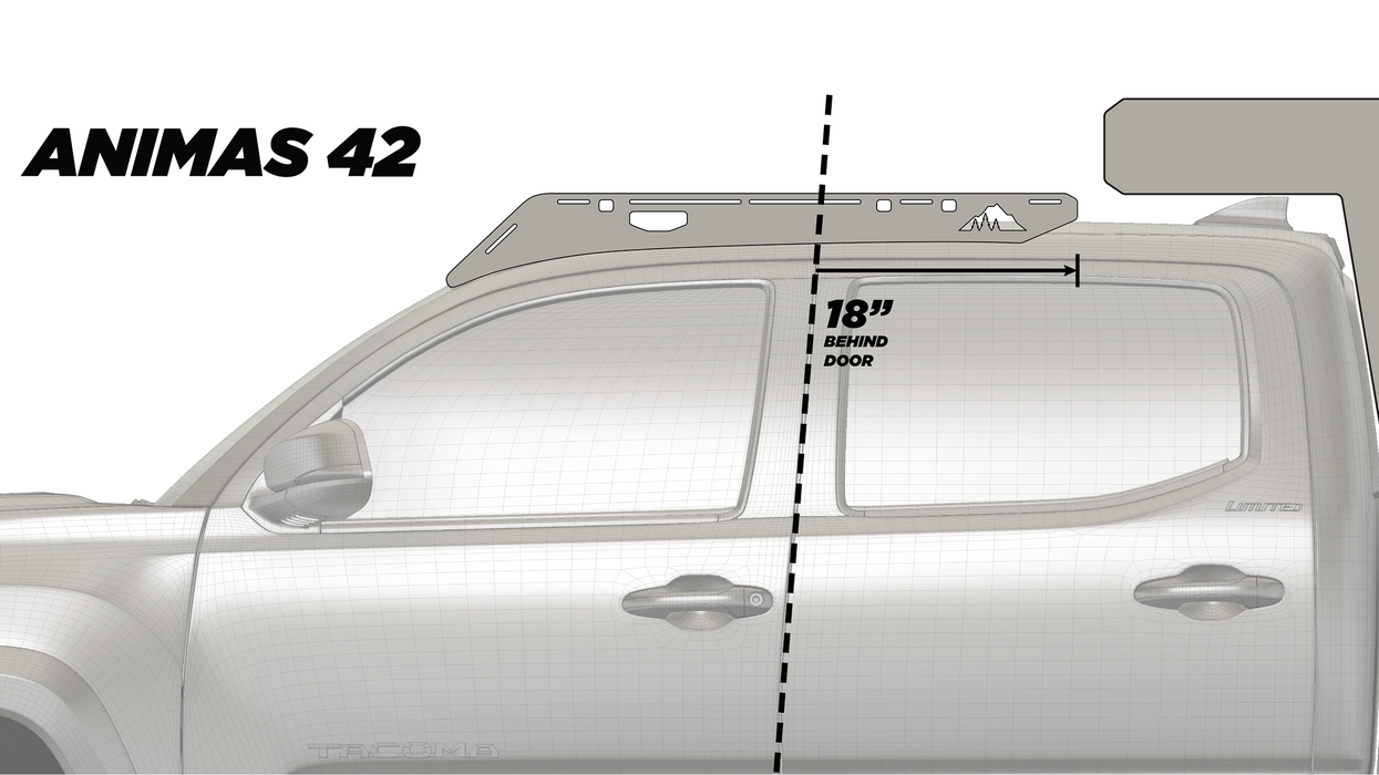 Sherpa Animas Camper Roof Rack For Tacoma (2005-2023)