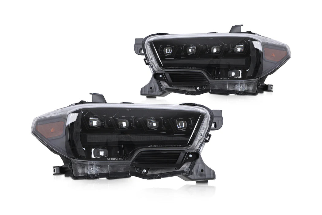 Attica 4x4 Apex Full LED High/Low Beam Sequential Headlights For Tacoma (2016-2023)