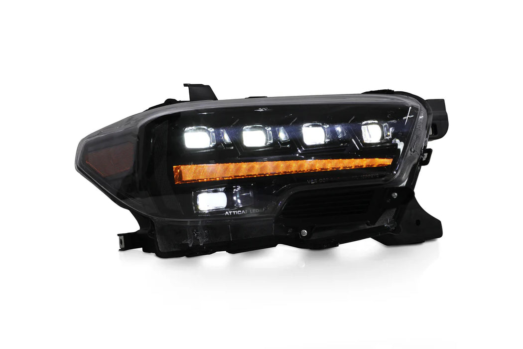 Attica 4x4 Apex Full LED High/Low Beam Sequential Headlights For Tacoma (2016-2023)