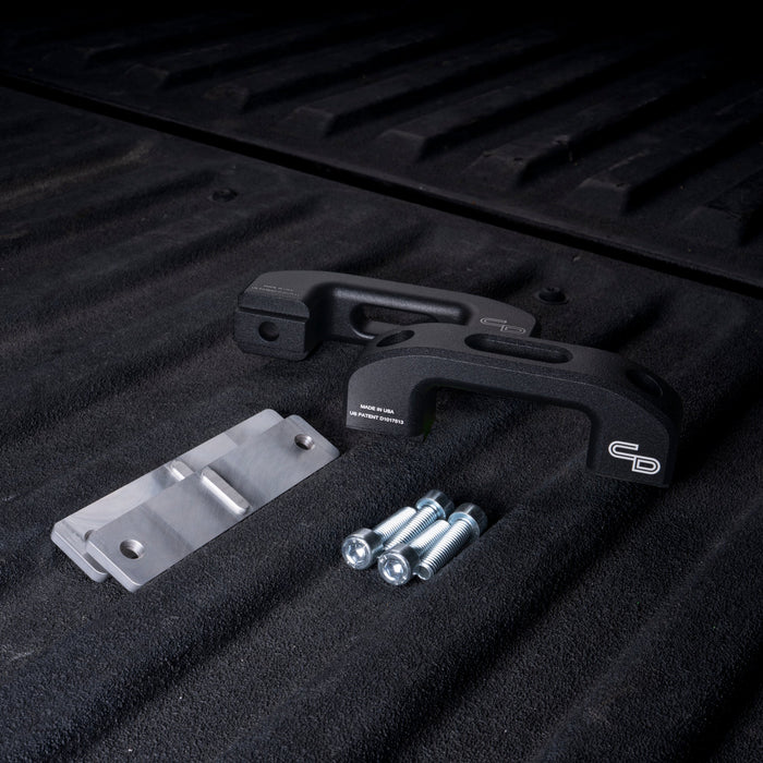 Charvonia Designs Rail Tie-Down Anchors For Tacoma