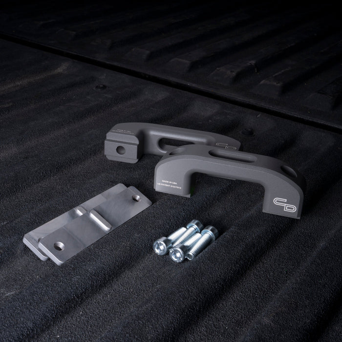 Charvonia Designs Rail Tie-Down Anchors For Tacoma