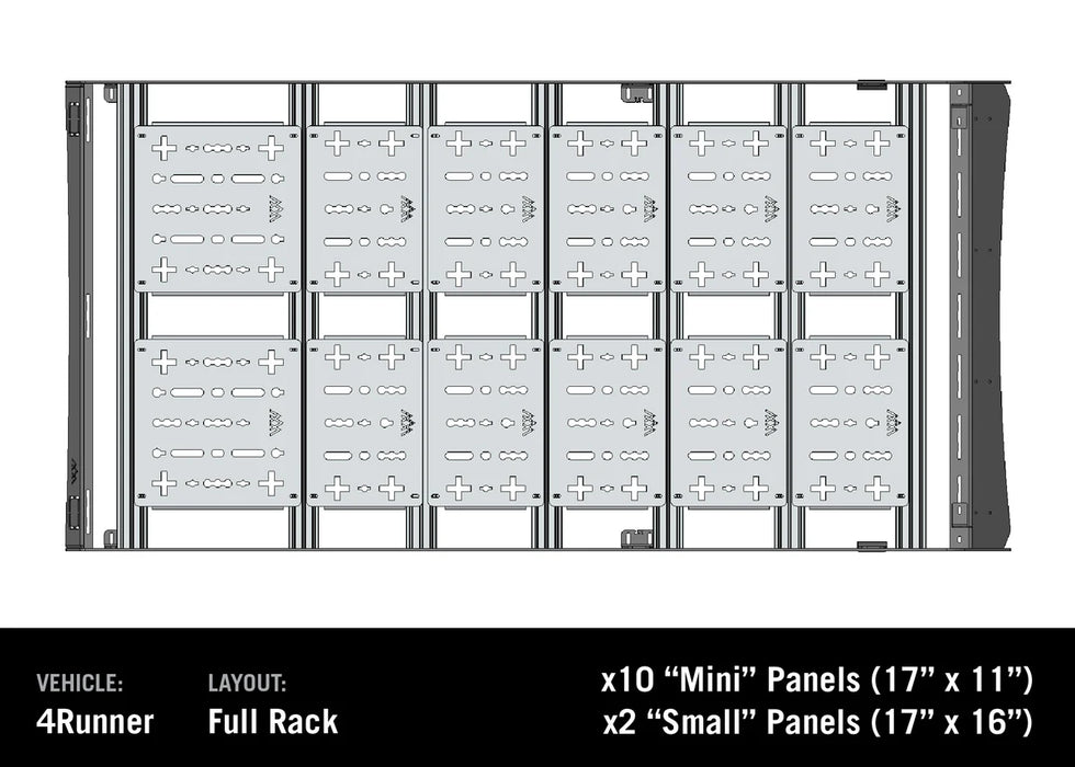 Backwoods DRIFTR Roof Rack Deck Accessory Panels