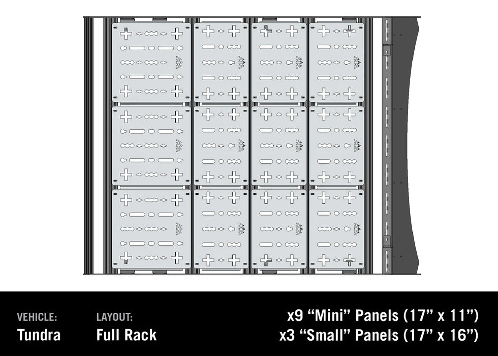 Backwoods DRIFTR Roof Rack Deck Accessory Panels