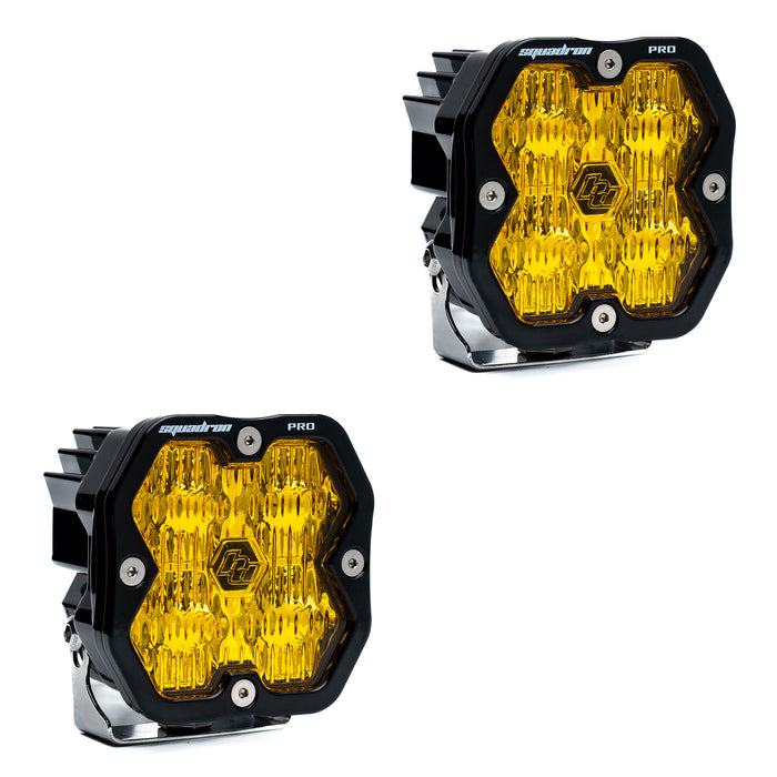 Baja Designs Squadron 2.0 Pro Black LED Auxiliary Light Pod Pair