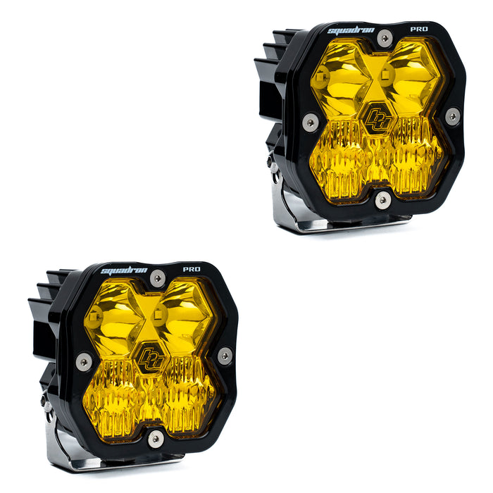 Baja Designs Squadron 2.0 Pro Black LED Auxiliary Light Pod Pair