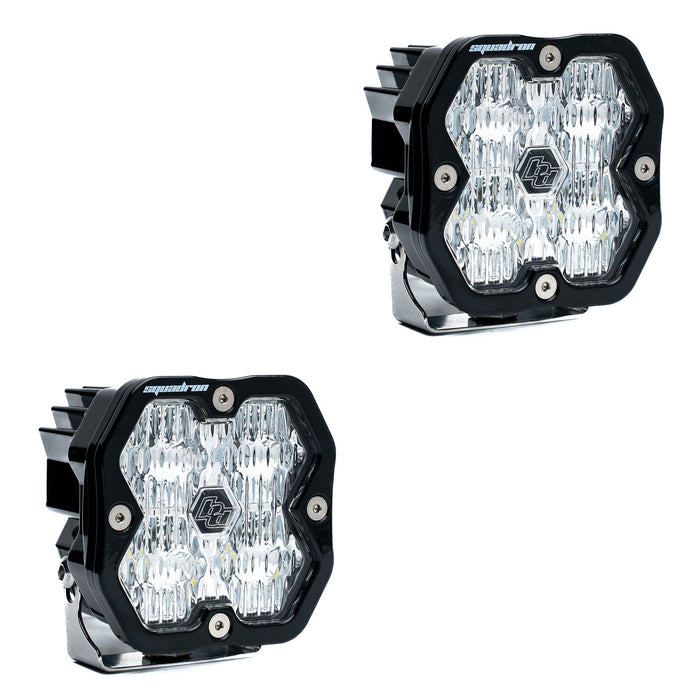 Baja Designs Squadron 2.0 Sport Black LED Auxiliary Light Pod Pair