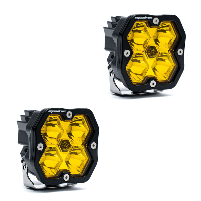 Baja Designs Squadron 2.0 Sport Black LED Auxiliary Light Pod Pair