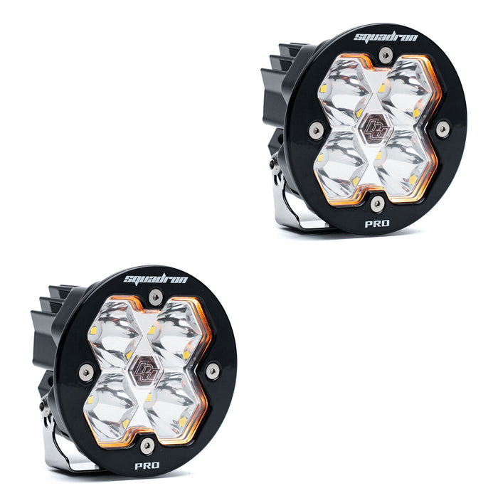 Baja Designs Squadron R 2.0 Pro Black LED Auxiliary Light Pod Pair